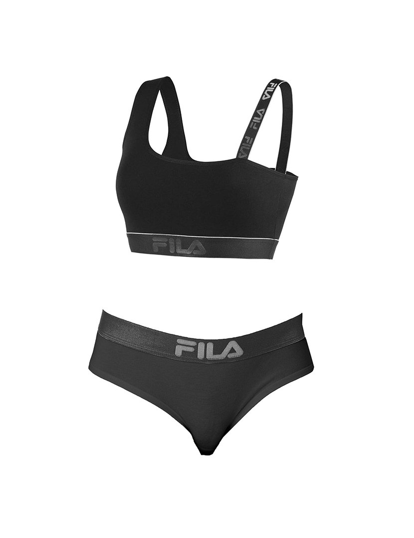 Pack Top e Cueca Desportiva Fila Preta 