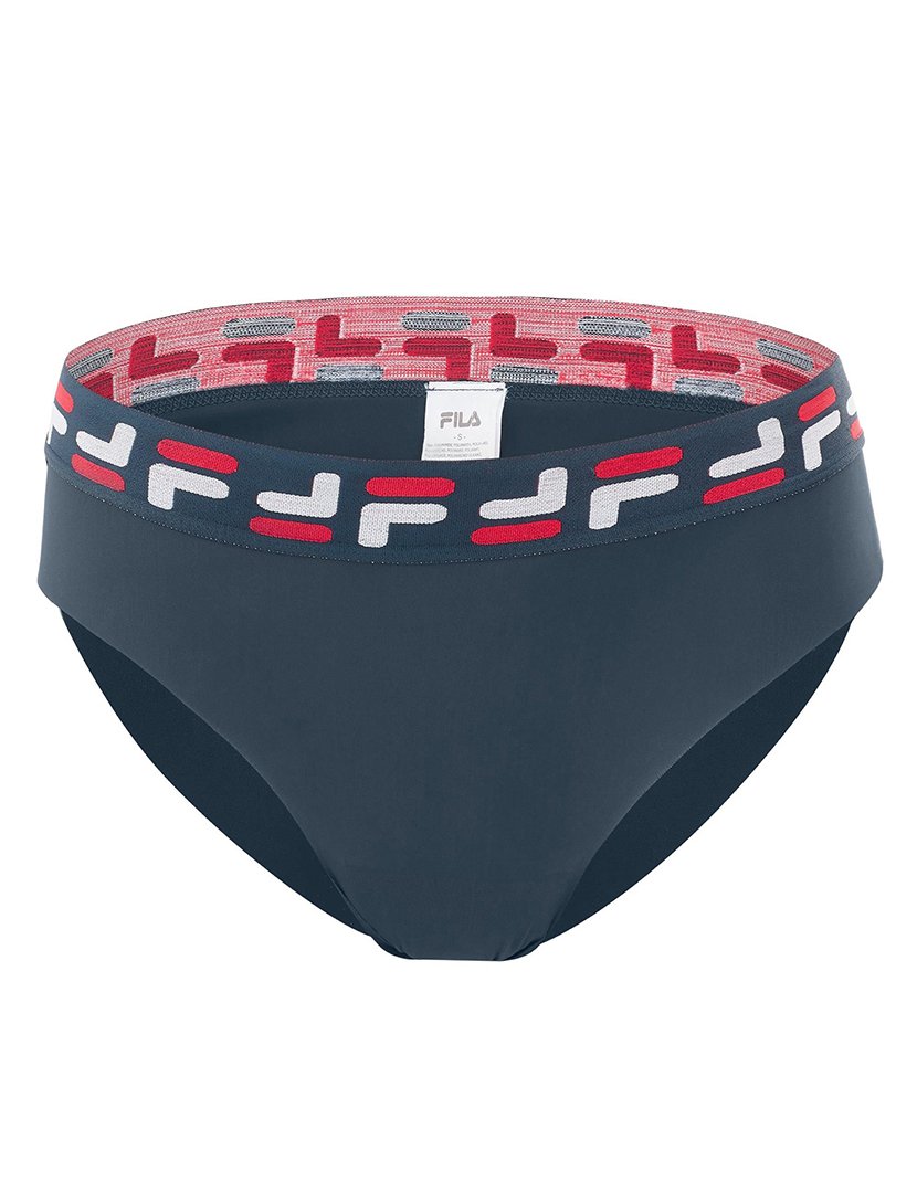 Pack Sutiã e Cueca Desportivos Fila Branco e Azul Marinho