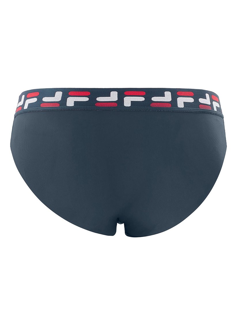 Pack Sutiã e Cueca Desportivos Fila Branco e Azul Marinho