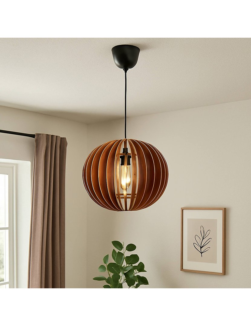 Candeeiro de Teto 70cm Nogal