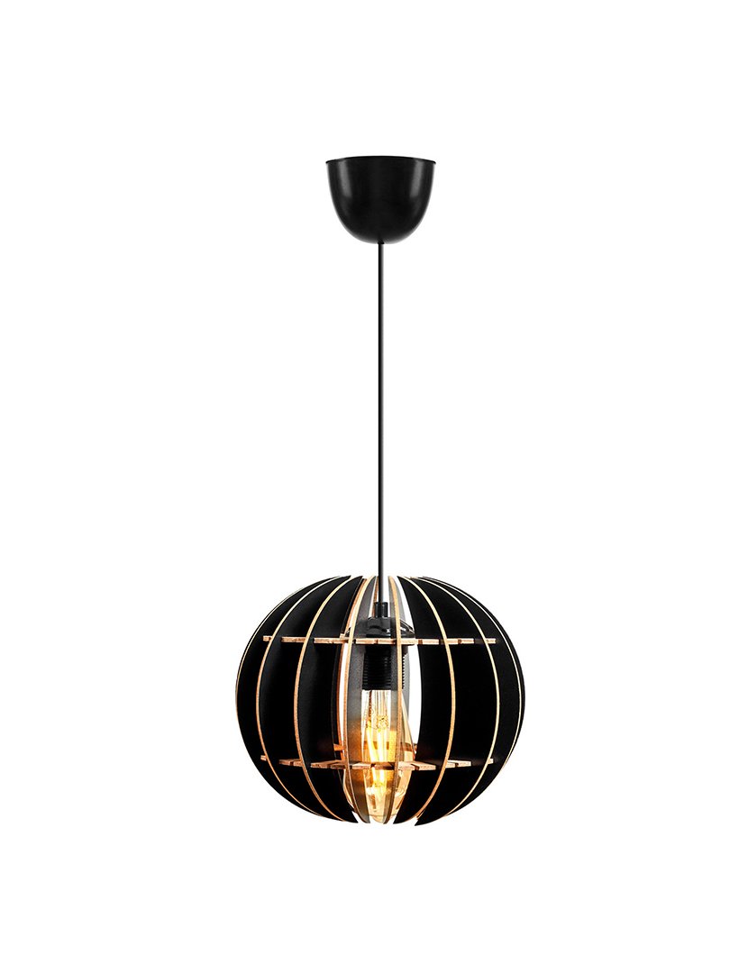 Candeeiro de Teto 60cm Preto