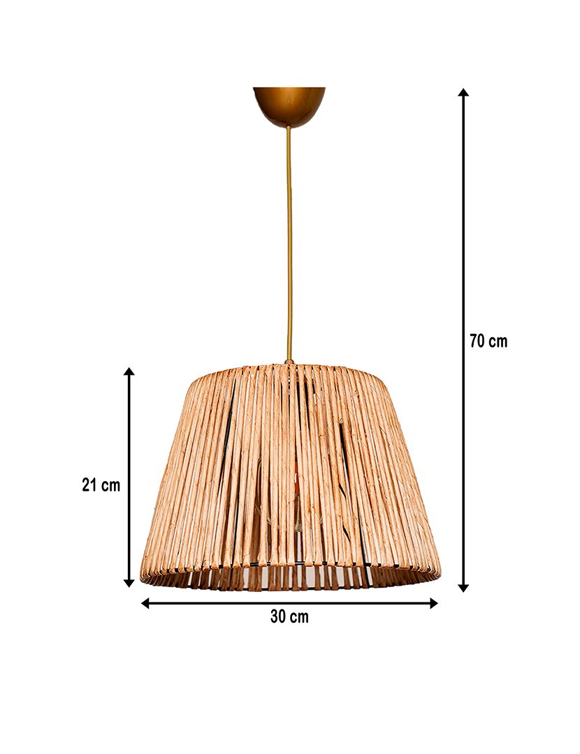Candeeiro de Teto 70cm Natural