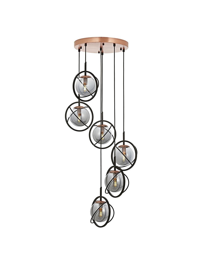 Candeeiro de Teto Bled 140x40x40cm Preto