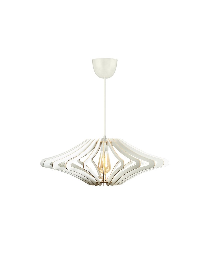 Candeeiro de Teto Covadonga 59x59x55cm Branco