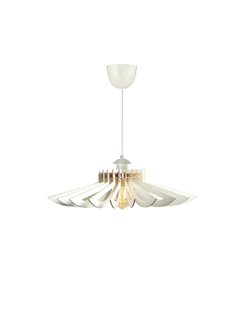 Candeeiro de Teto Covadonga 52x52x45cm Branco