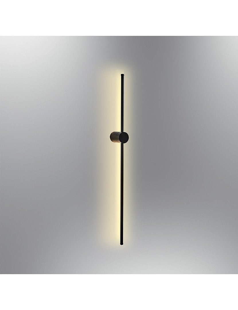 Candeeiro de Parede 6x91x10cm Preto