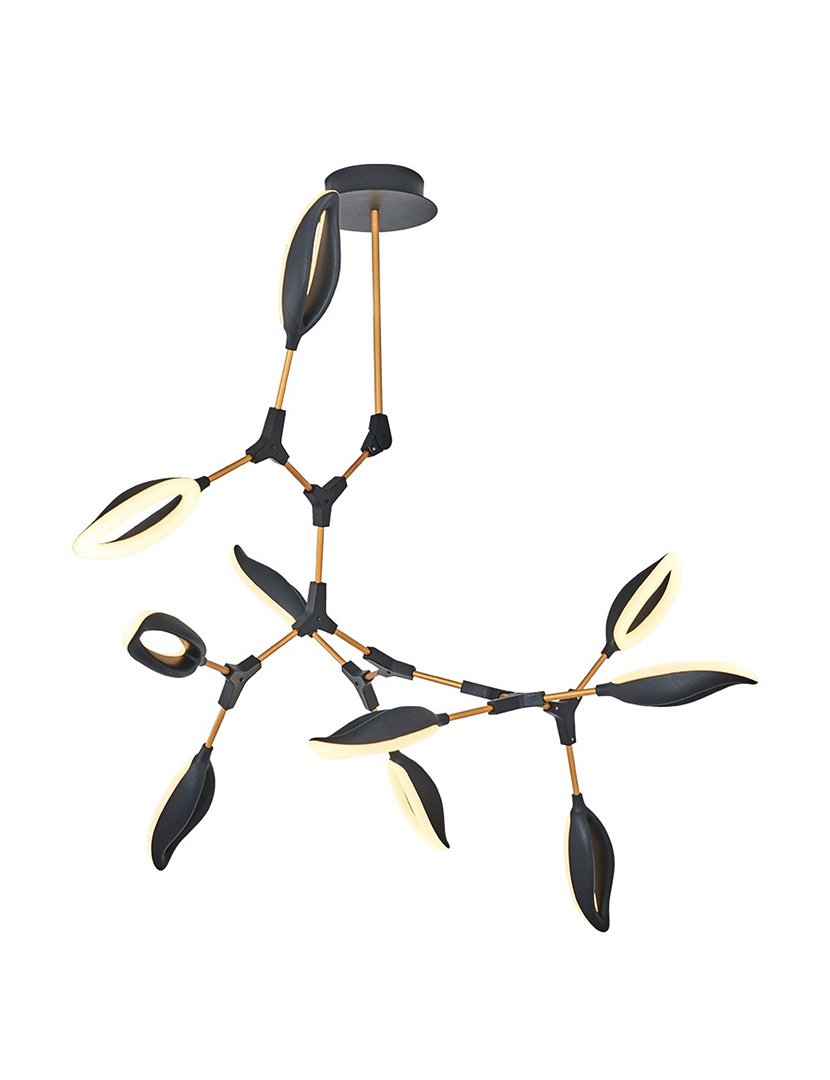 Candeeiro de Teto Bled 96x96x110cm Preto