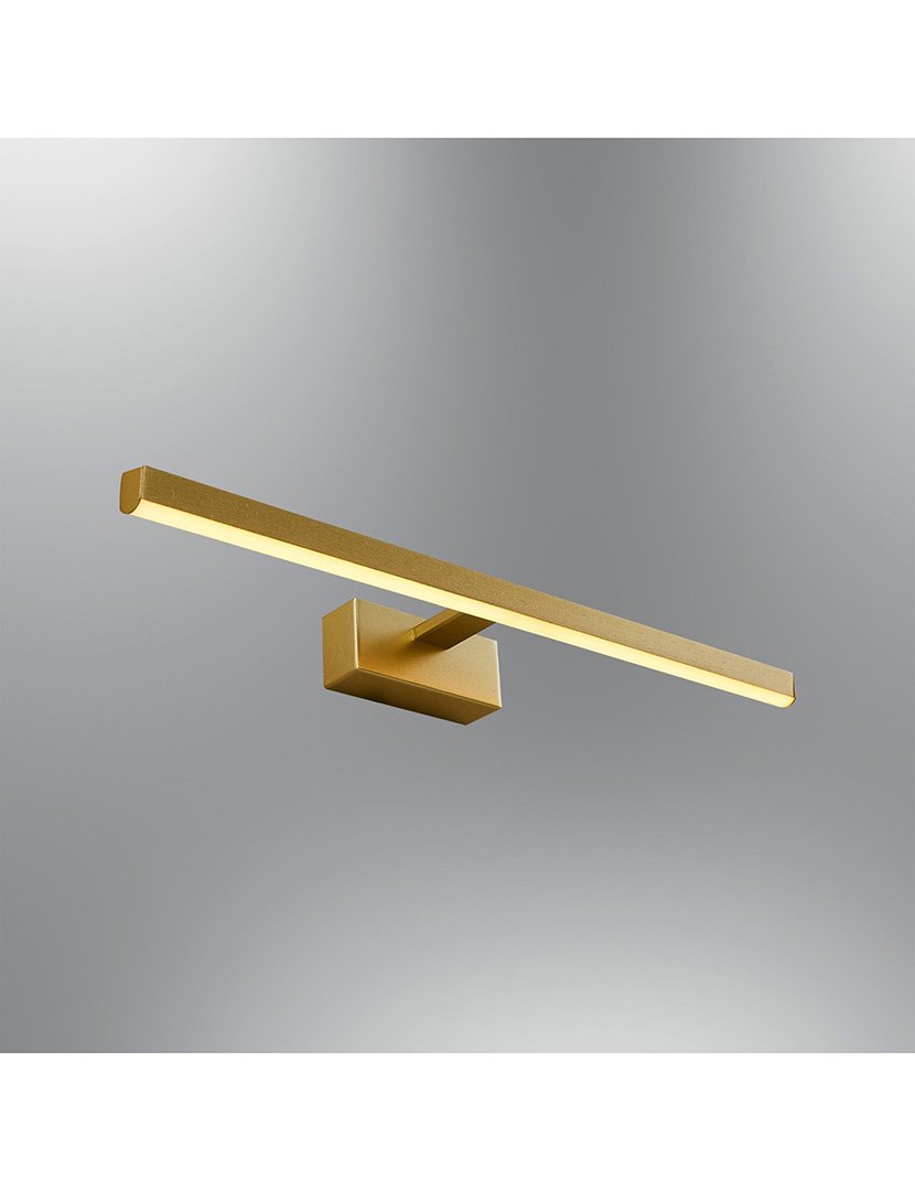 Candeeiro de Parede 60x5x13cm Dourado