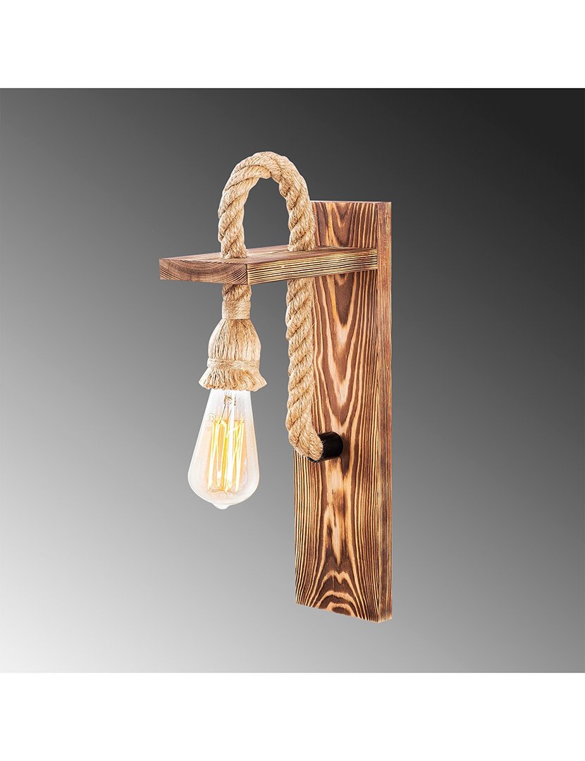 Candeeiro de Parede 11x18x40cm Madeira