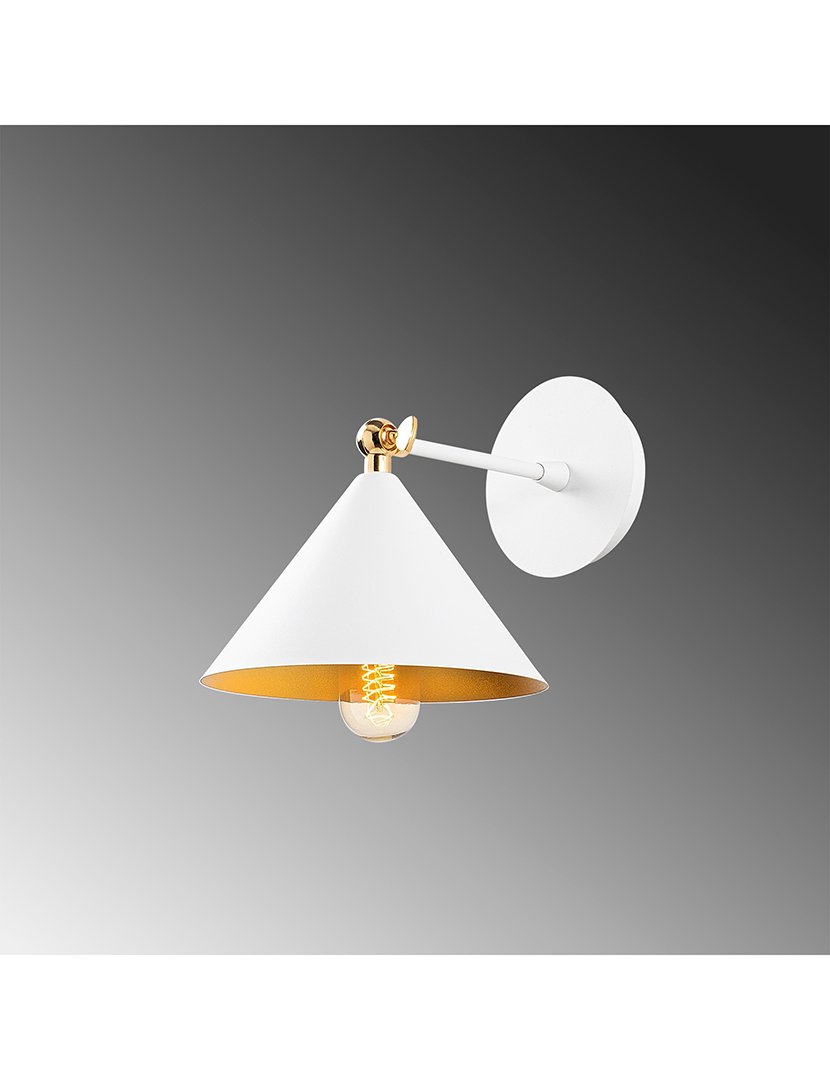 Candeeiro de Parede 19x26x20cm Branco