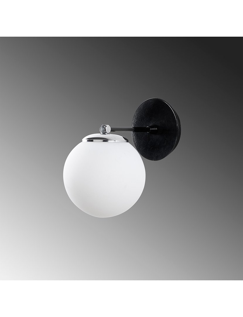 Candeeiro de Parede 15x24x24cm Preto