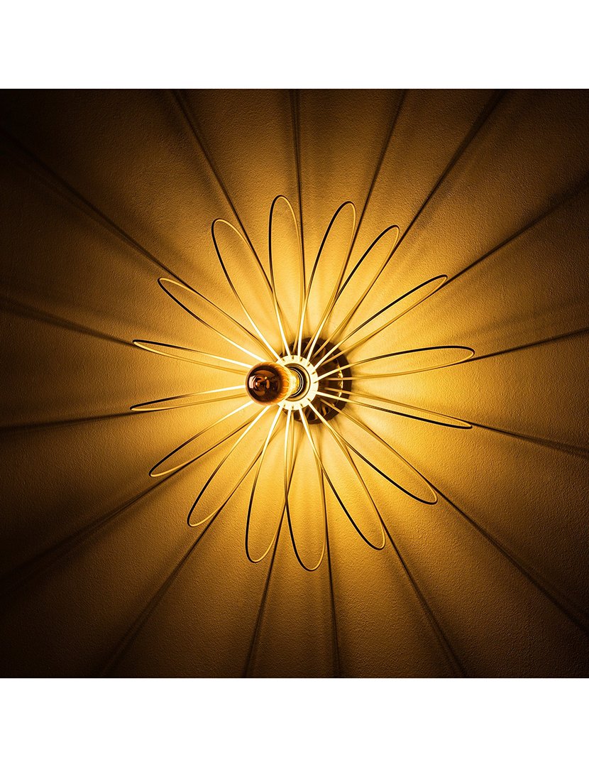 Candeeiro de Parede 58x12x58cm Branco