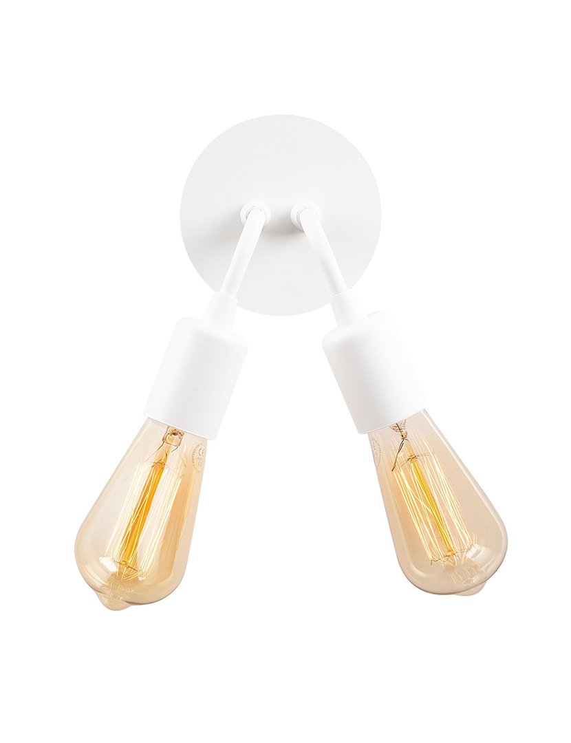 Candeeiro de Parede 14x14x20cm Branco