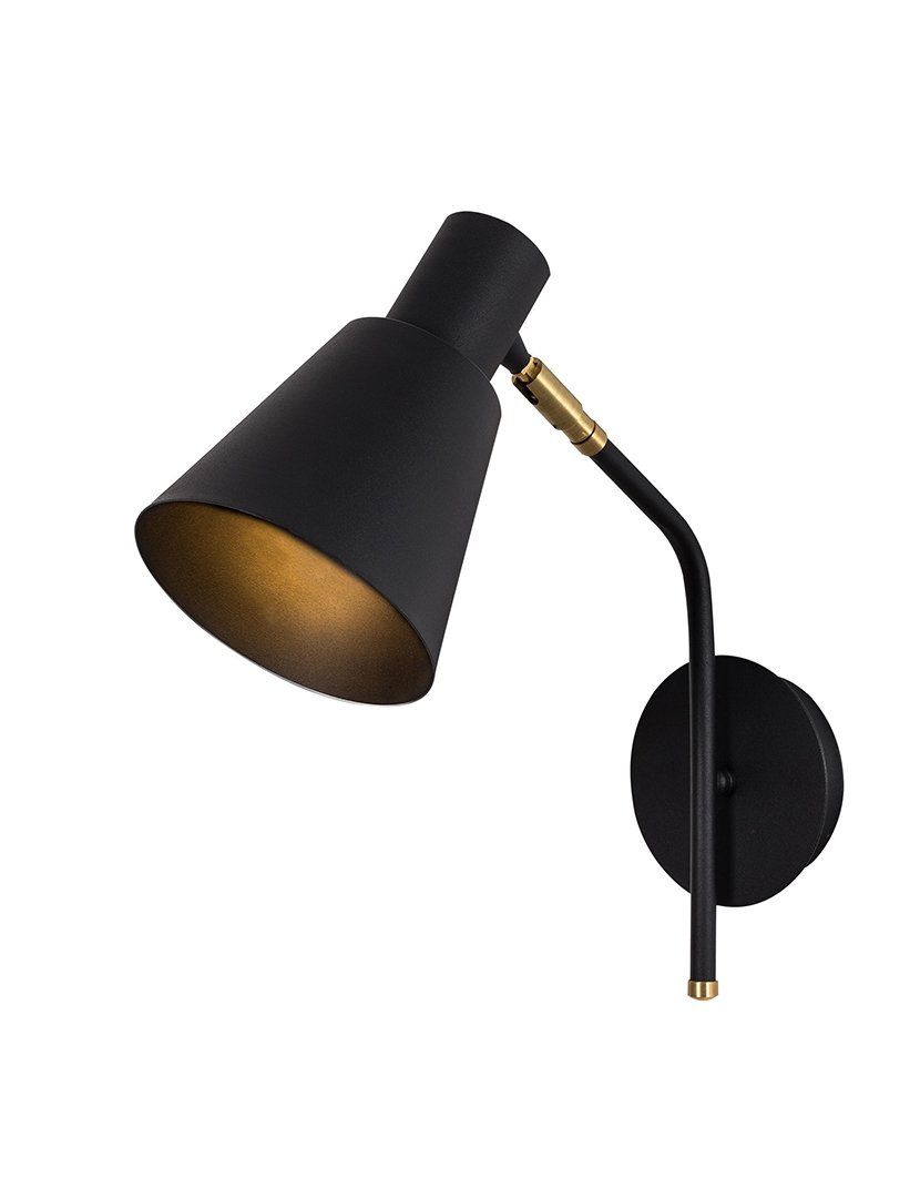 Candeeiro de Parede 14x36x40cm Preto