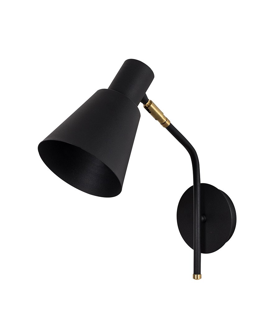 Candeeiro de Parede 14x36x40cm Preto