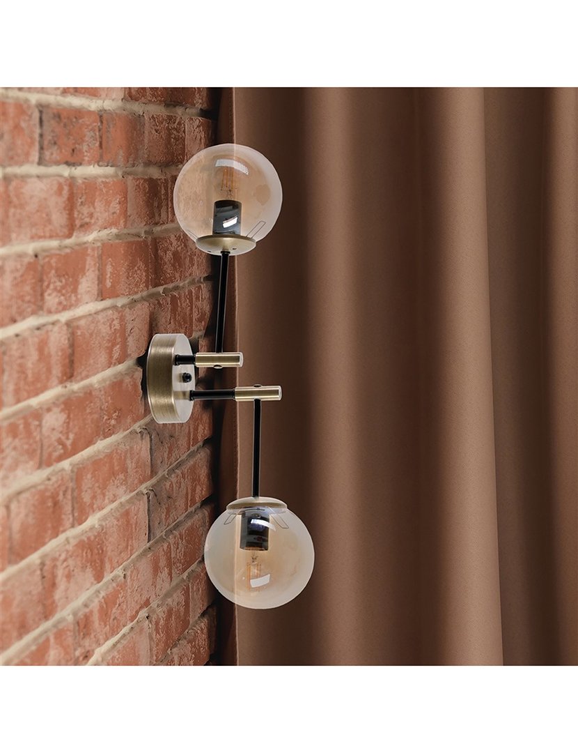 Candeeiro de Parede 70x20x16cm Cobre