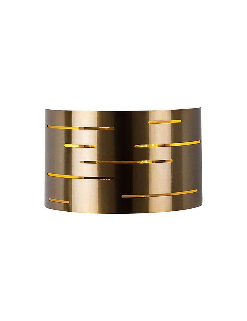 Candeeiro de Parede 30x10x22cm Dourado