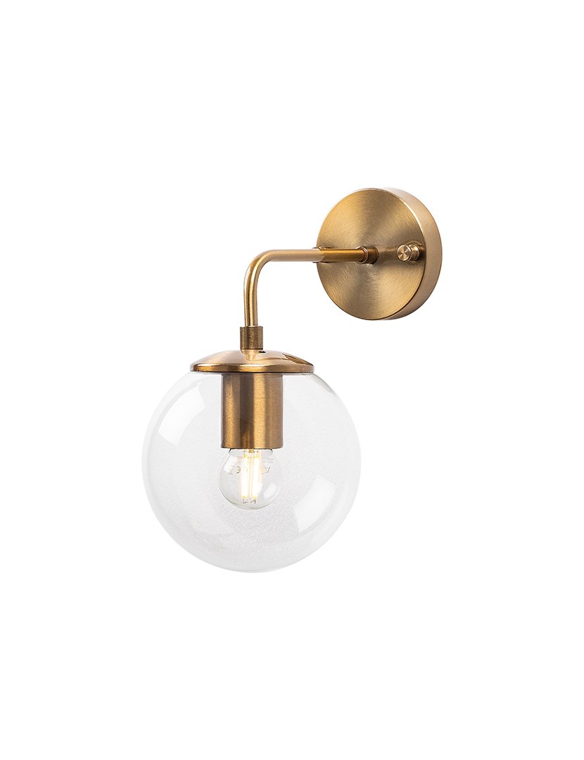 Candeeiro de Parede 15x27x25cm Dourado