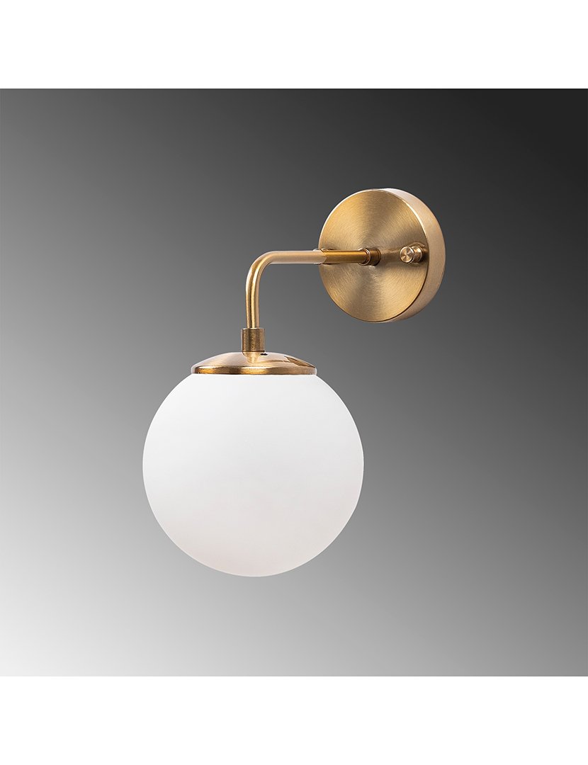 Candeeiro de Parede 15x27x25cm Dourado