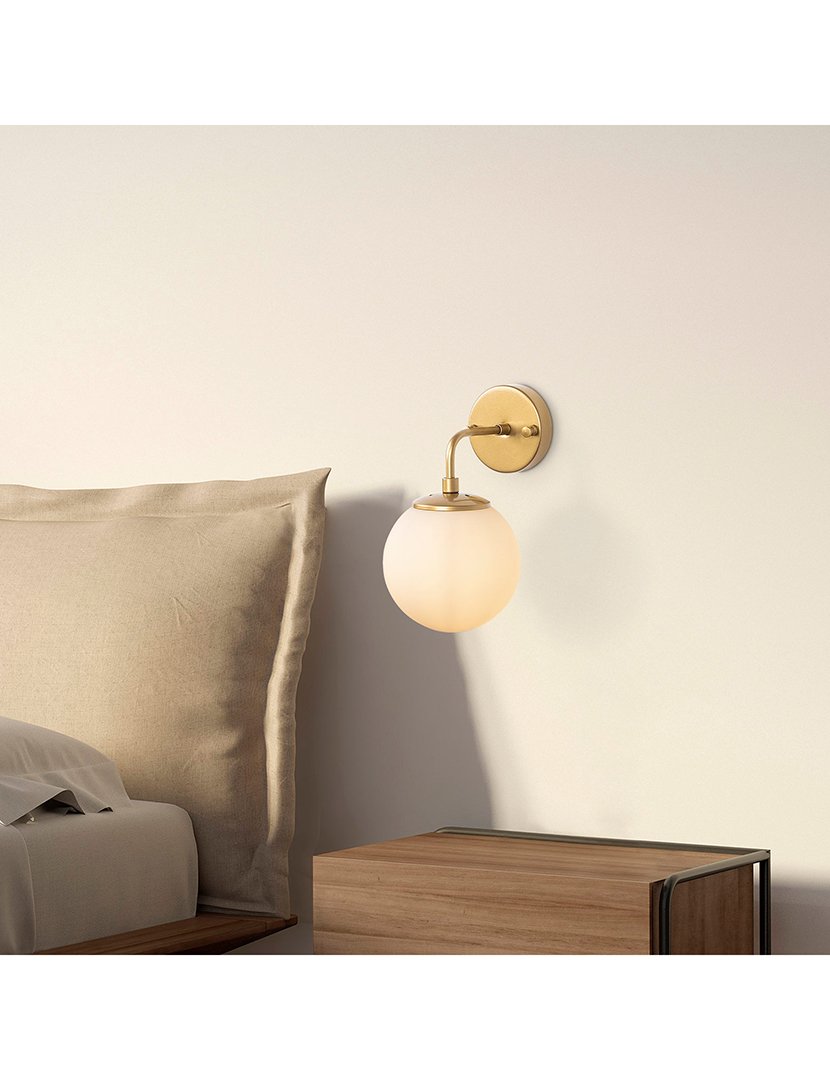 Candeeiro de Parede 15x21x27cm Dourado