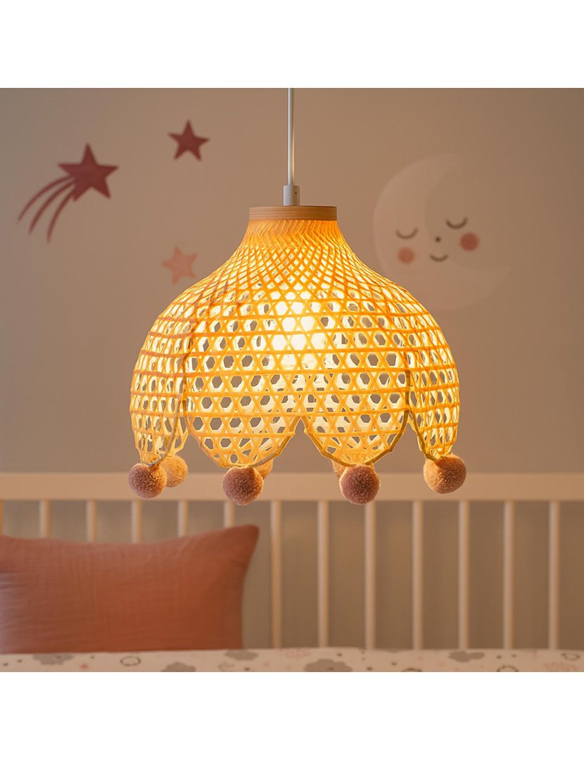 Candeeiro de Teto Suspenso Madeira