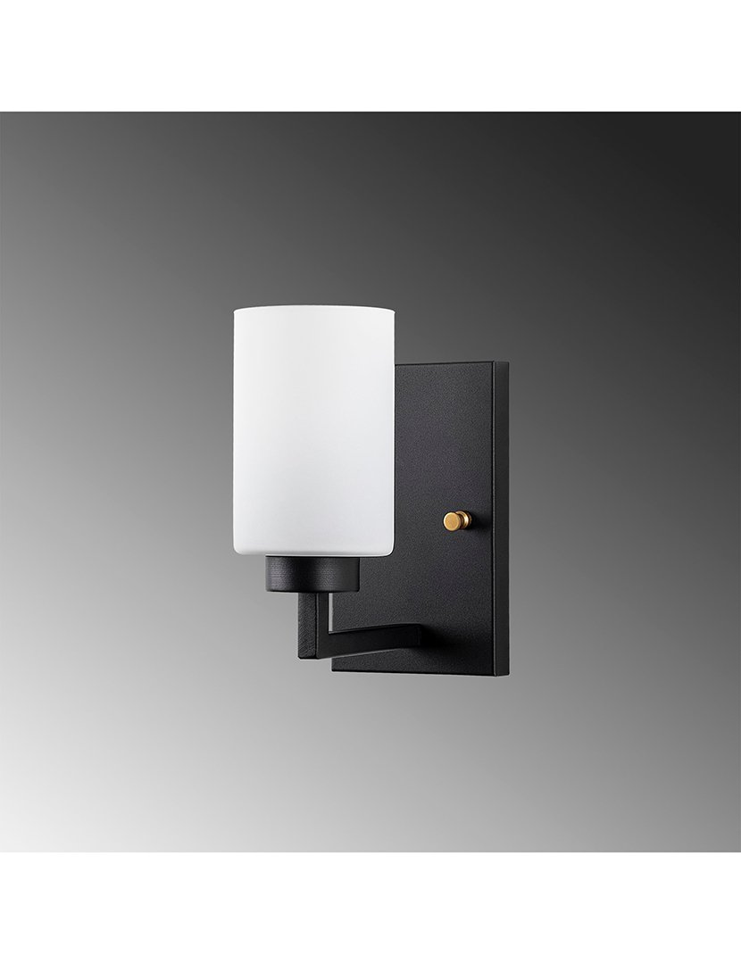 Candeeiro de Parede 10x19x23cm Preto