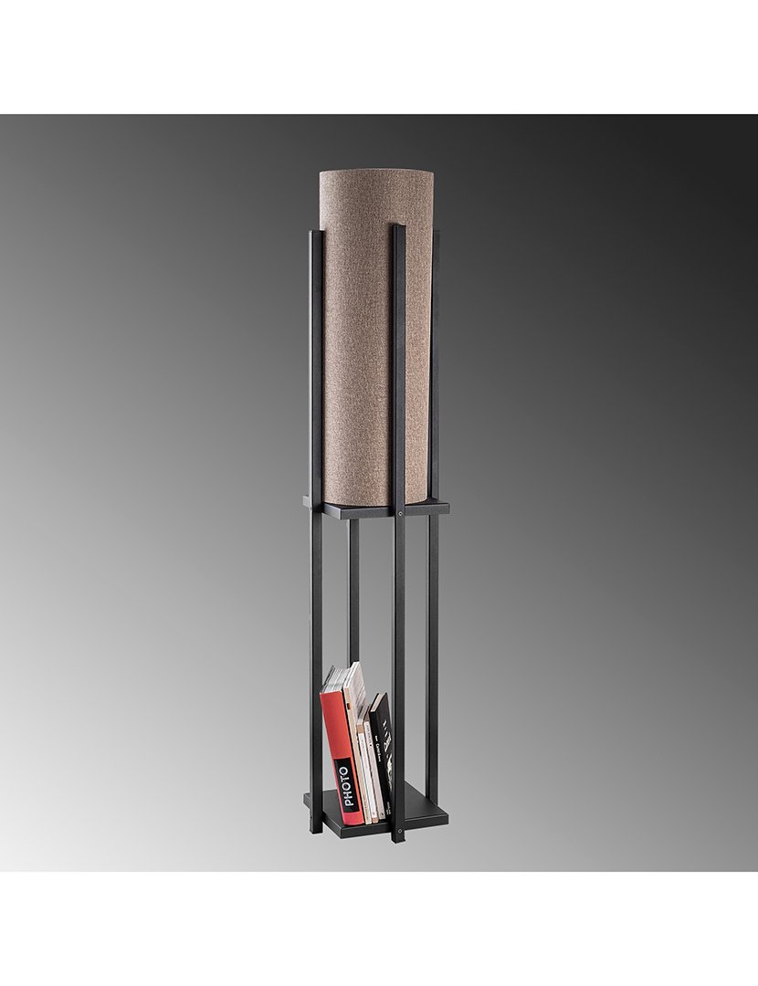 Candeeiro de Pé 25x25x13cm Preto