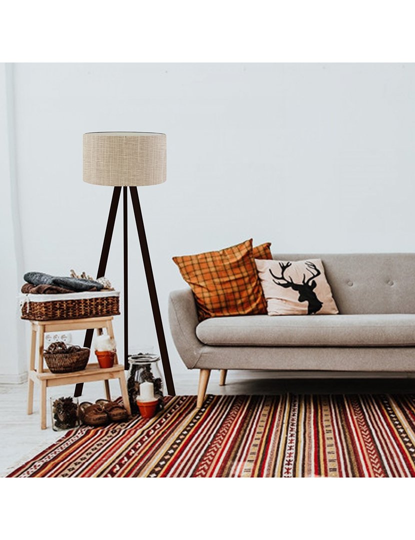 Candeeiro de Pé 140cm Bege