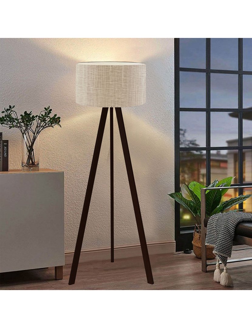 Candeeiro de Pé 140cm Bege