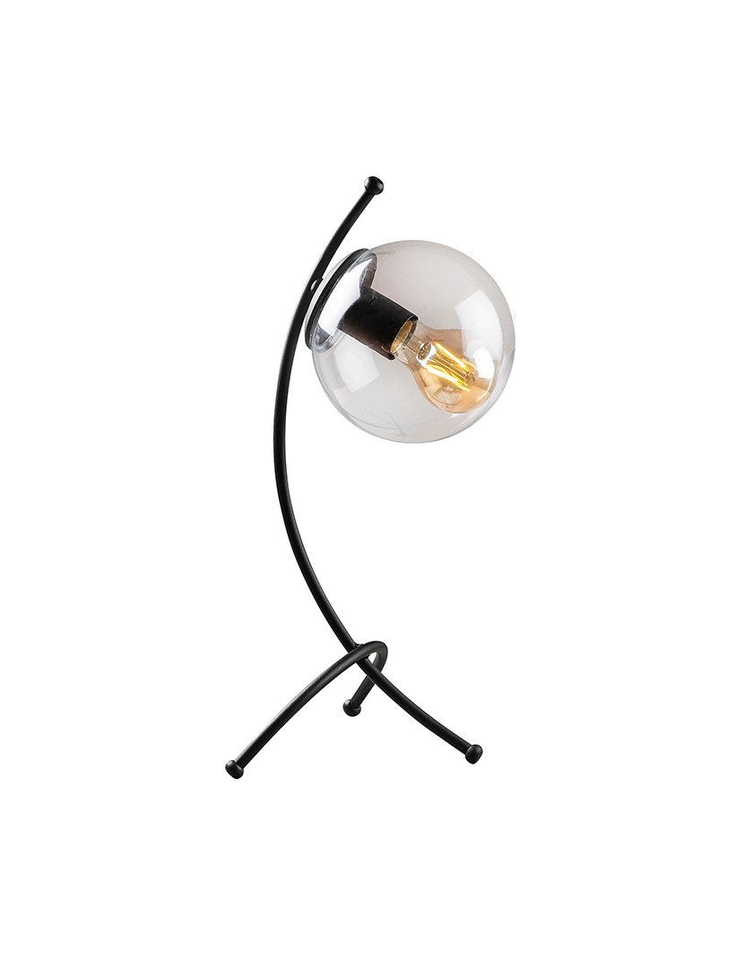 Candeeiro de Mesa 23x18x43cm Preto