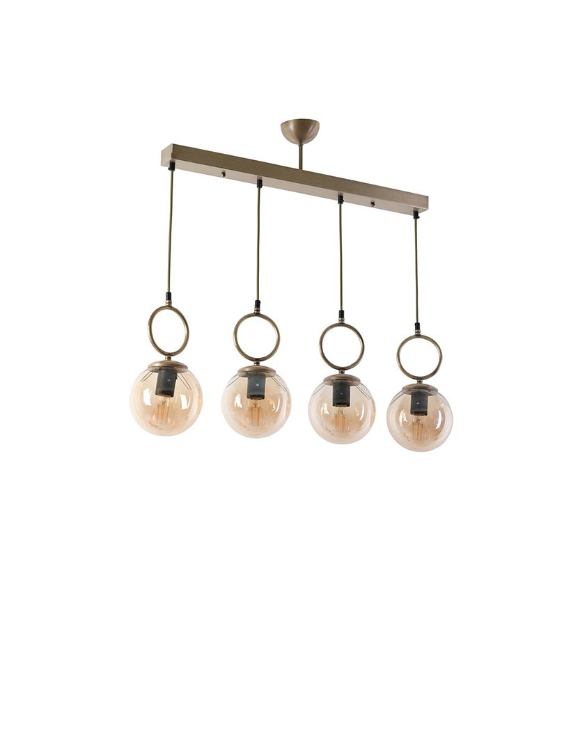 Candeeiro de Teto 16x65x70cm Cobre