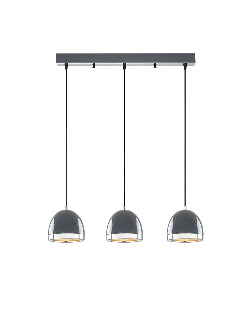 Candeeiro de Teto 62x17x110cm Antracite