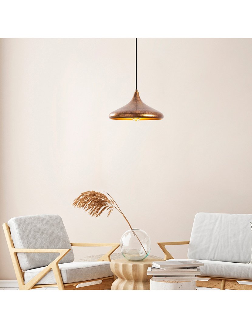 Candeeiro de Teto 34x34x29cm Multicolorido