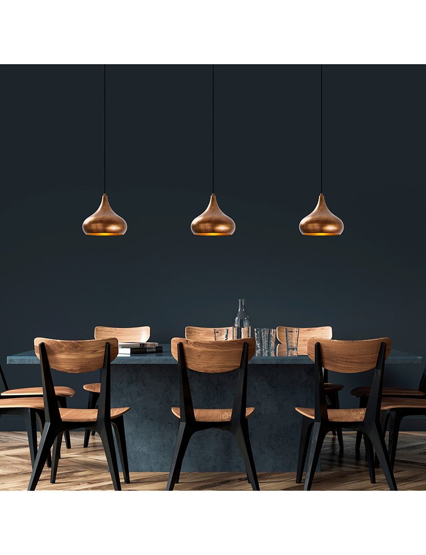 Candeeiro de Teto 26x26x38cm Multicolorido