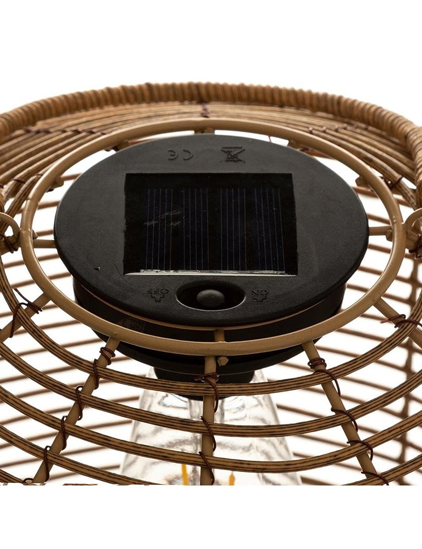Candeeiro Solar Ø30cm Bege