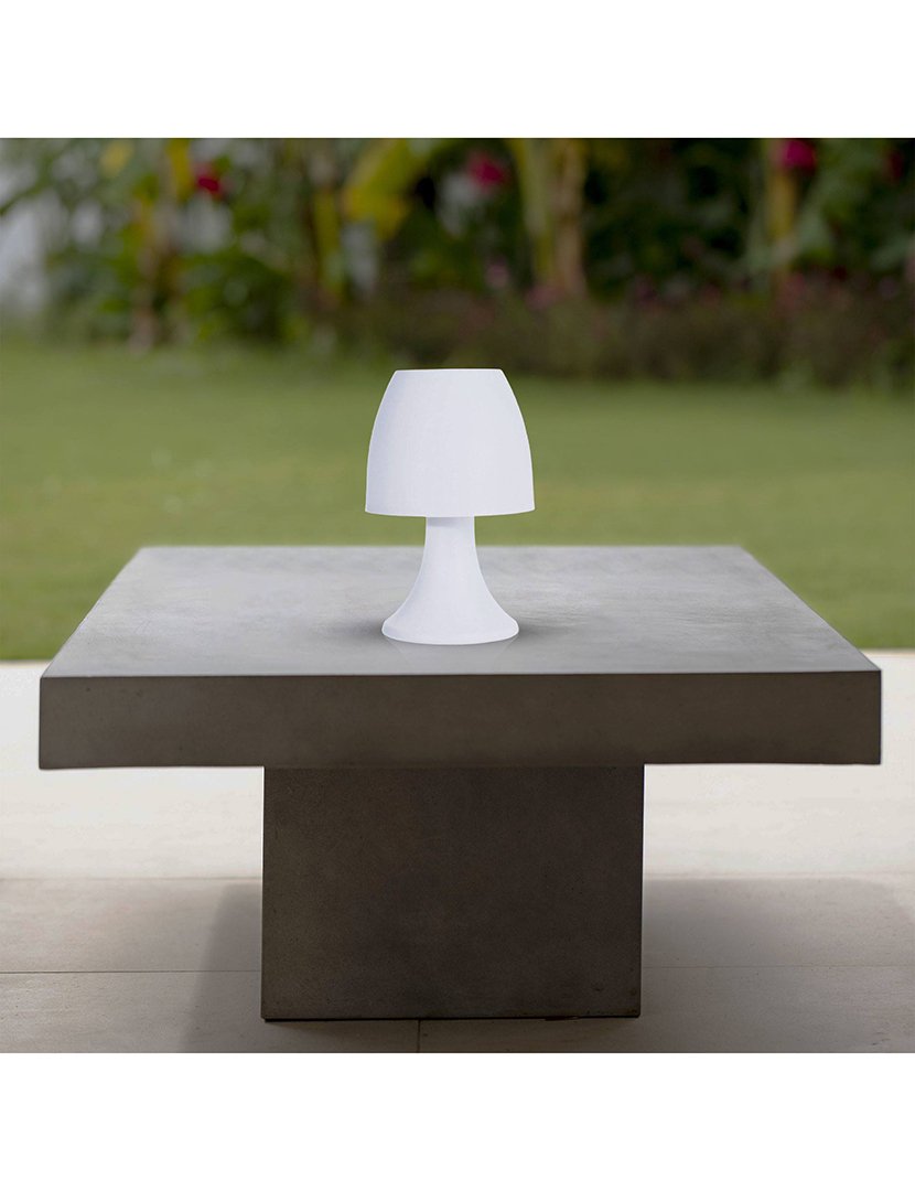 Candeeiro de Mesa Ø12x19,2cm Branco