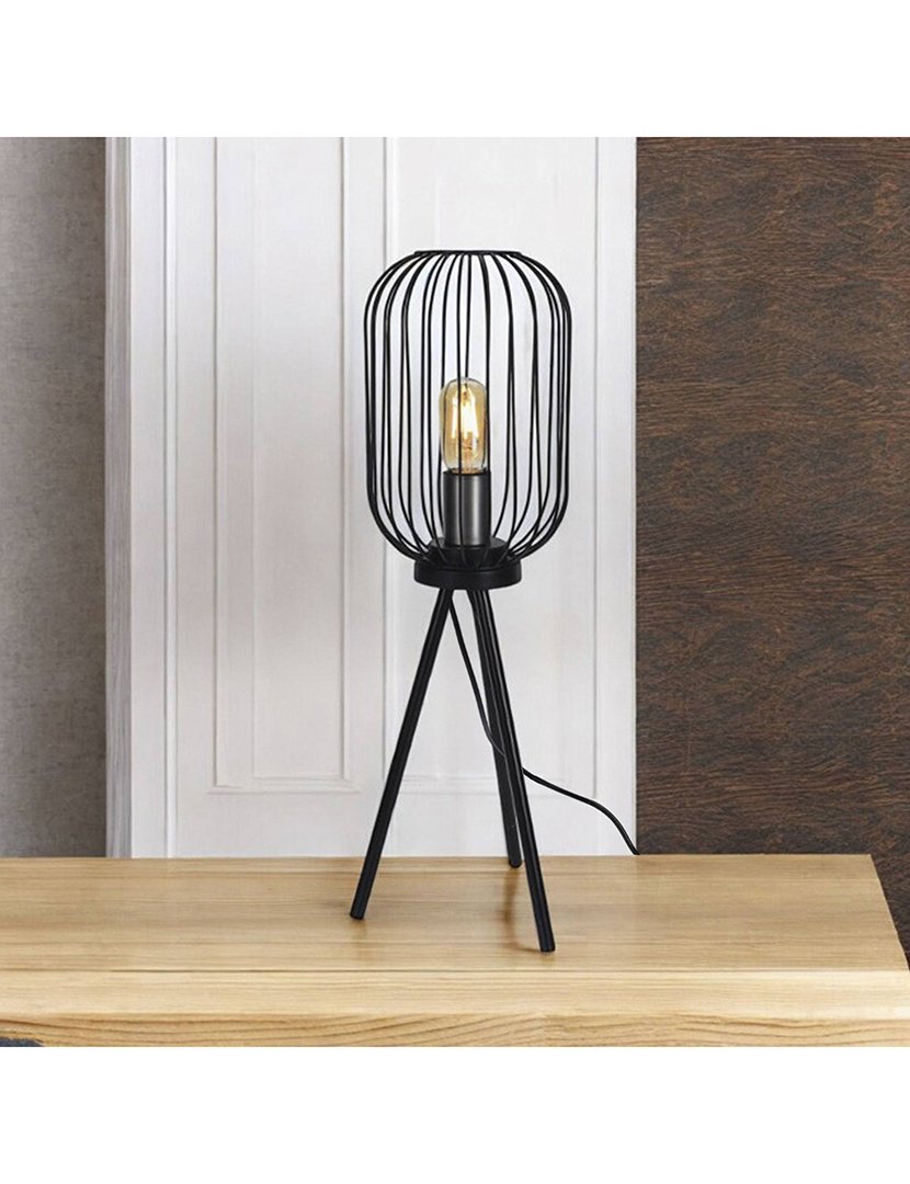 Candeeiro de Pé Preto 175cm