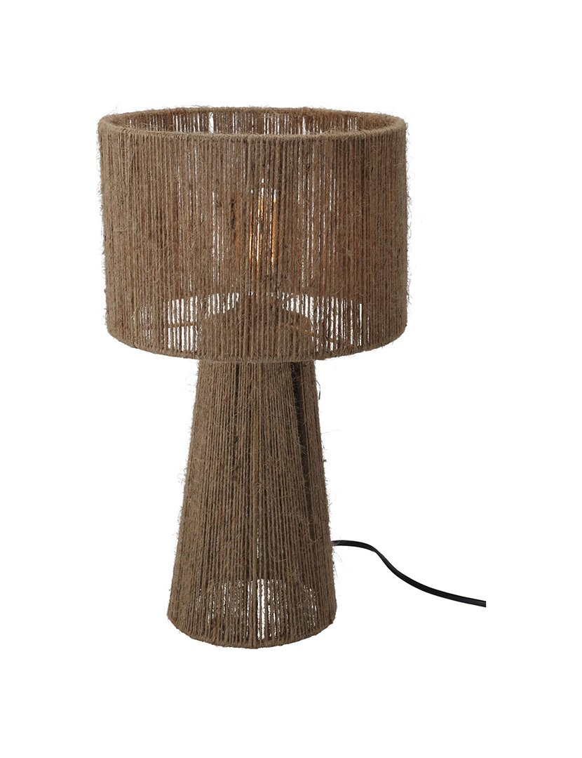 Candeeiro de Mesa Ø27x45cm Castanho