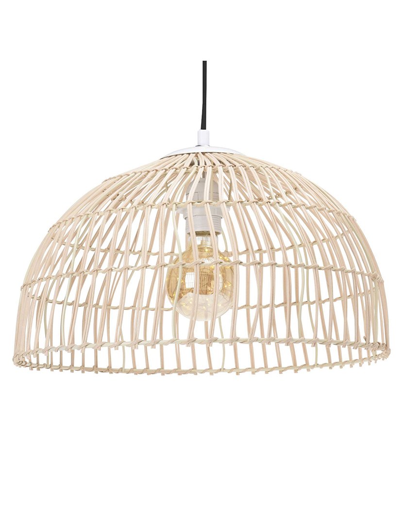 Candeeiro de Teto Suspenso Ø41x24cm Rattan