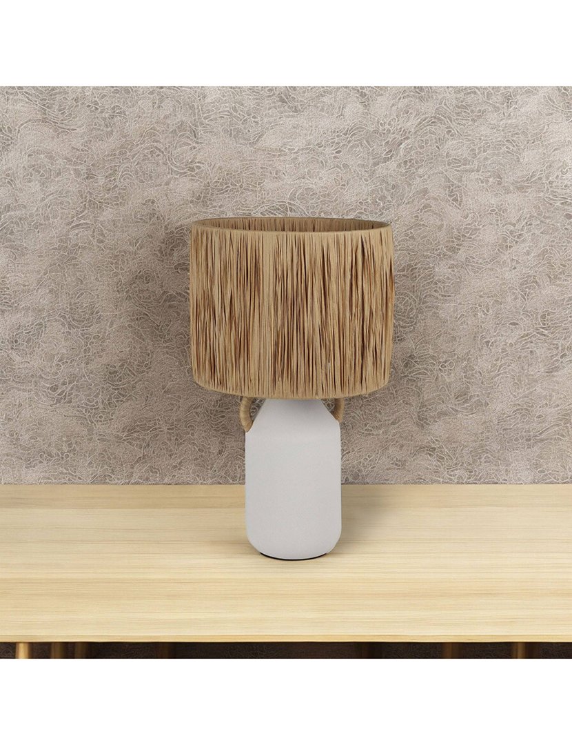 Candeeiro de Mesa 12x29cm Natural