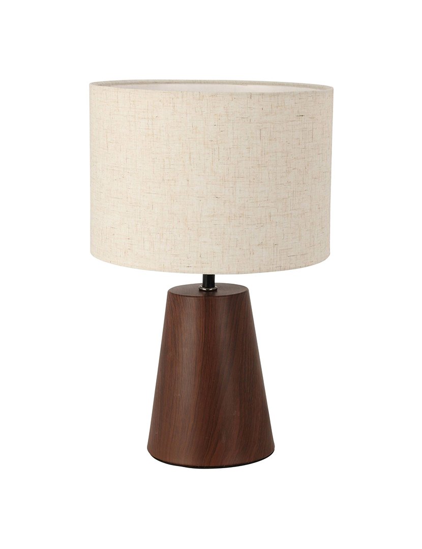 Candeeiro de Mesa Ø23x26,5cm Madeira