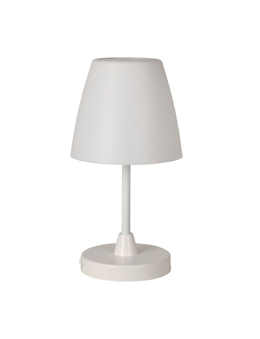 Candeeiro de Mesa Touch Ø13x30cm Branco