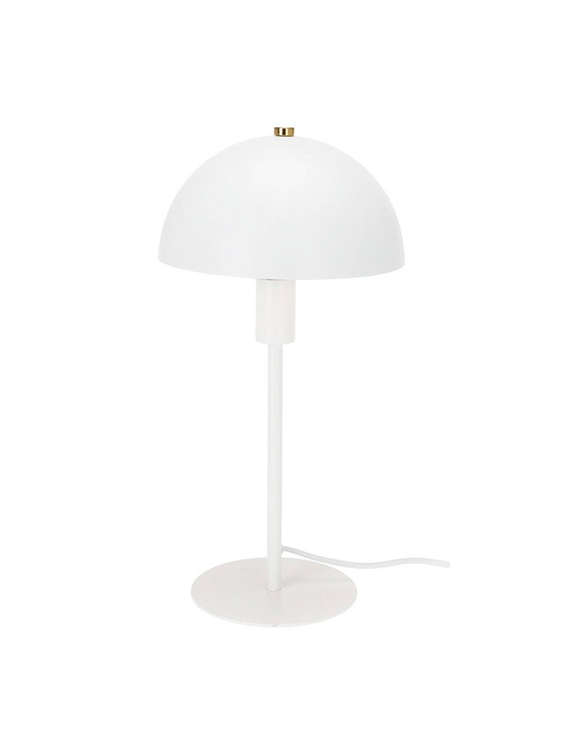 Candeeiro de Mesa Ø18x36cm Branco