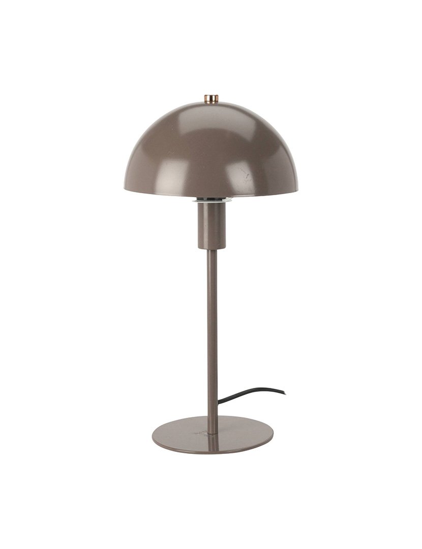 Candeeiro de Mesa Ø18x36cm Taupe