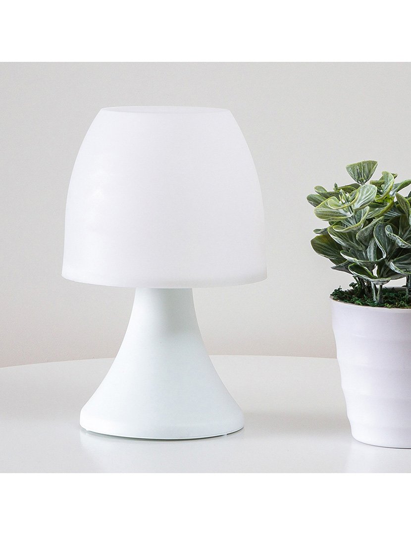 Candeeiro de Mesa RGB Ø12x19,2cm Branco