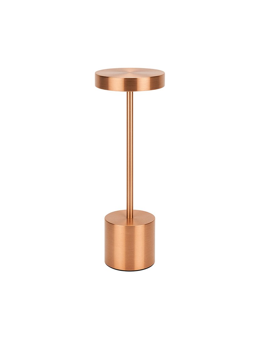 Candeeiro de Mesa com Luzes LED Ø8x34,2cm Cobre