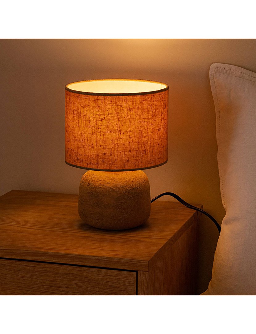 Candeeiro de Mesa 21,5cm Areia