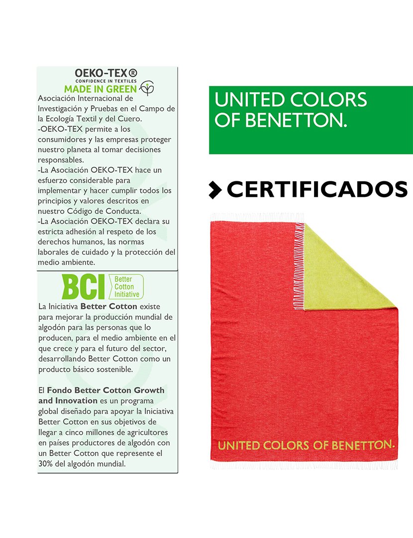 Manta Vermelha e Verde