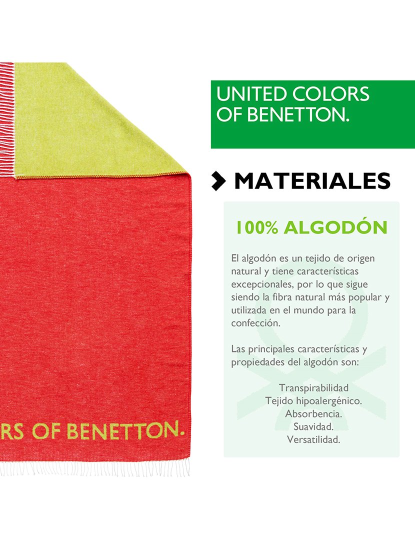 Manta Vermelha e Verde