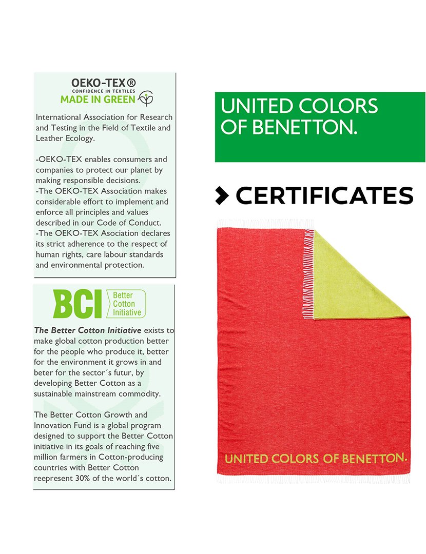 Manta Vermelha e Verde